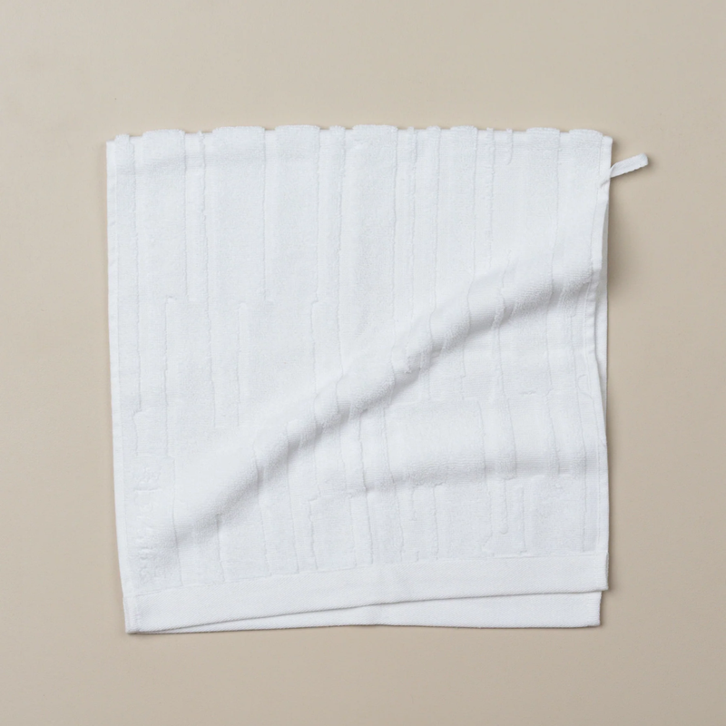 Architectural Hand Towel / White