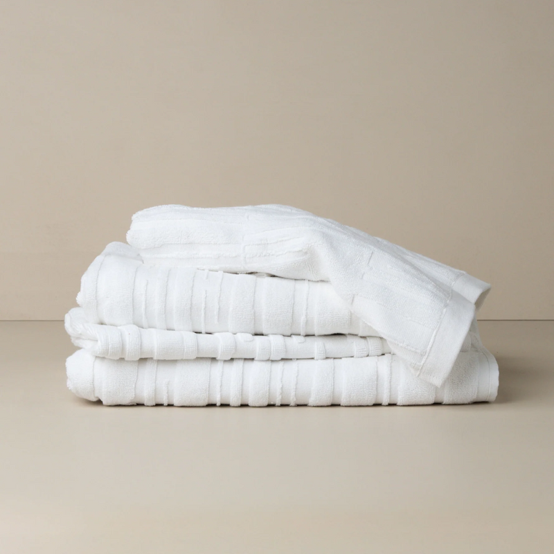 Architectural Bath Mat / White