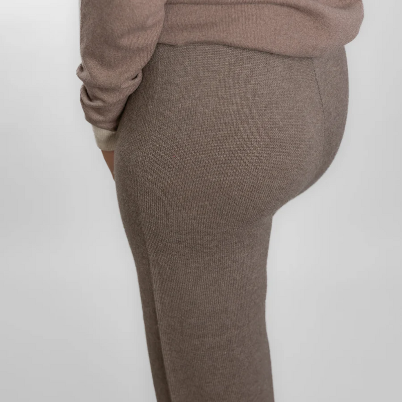 Wide Leg Pant / Brown