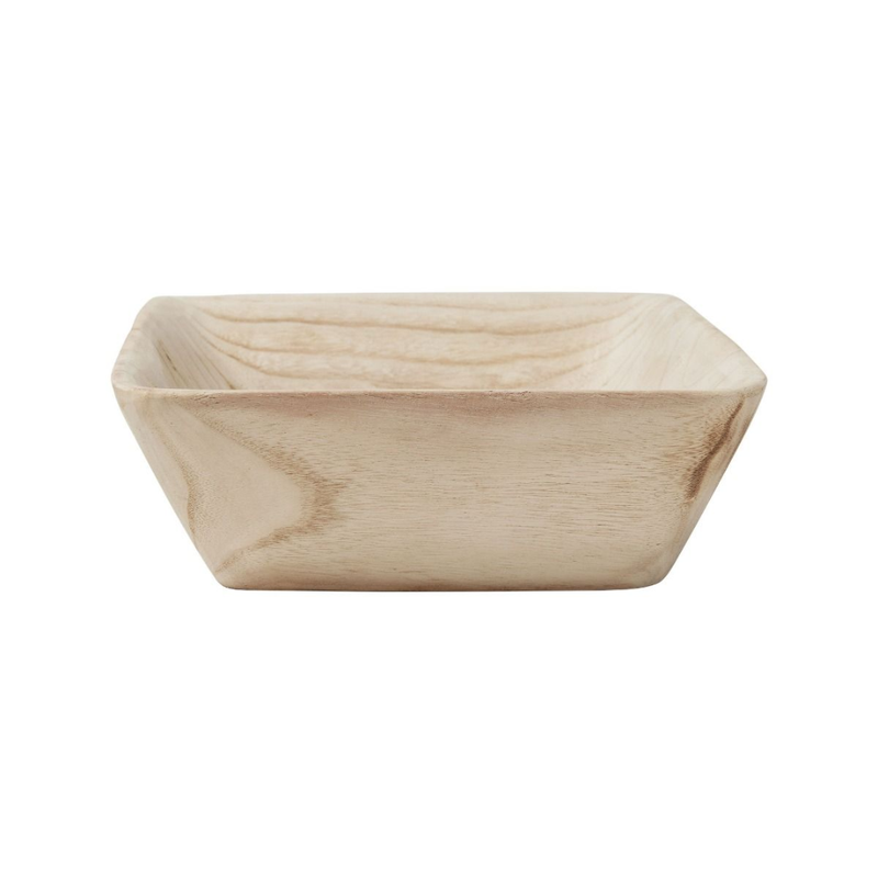 Wooden Square Bowl