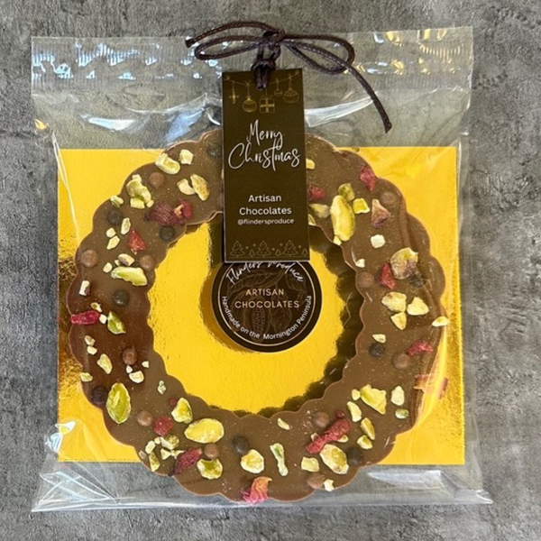 Chocolate Christmas Wreath