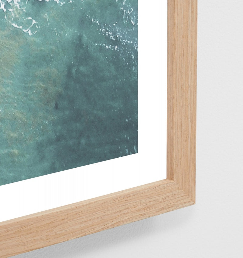Aerial Shore Print / 33 x 45