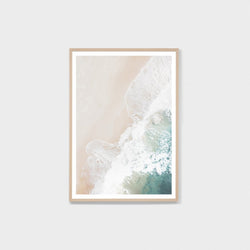 Aerial Shore Print / 33 x 45