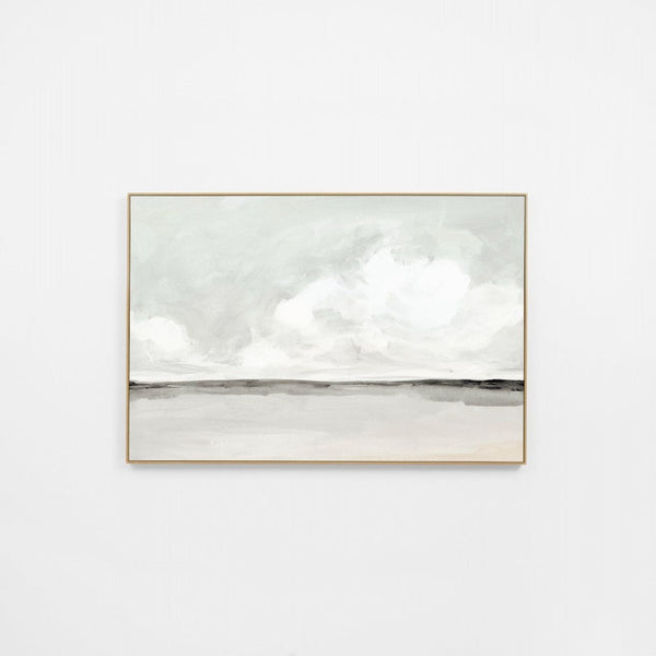 Bay Horizon Haze Canvas / Framed