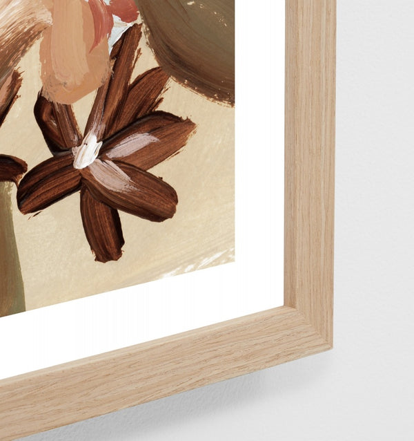 Bouquet Details Print / Sand
