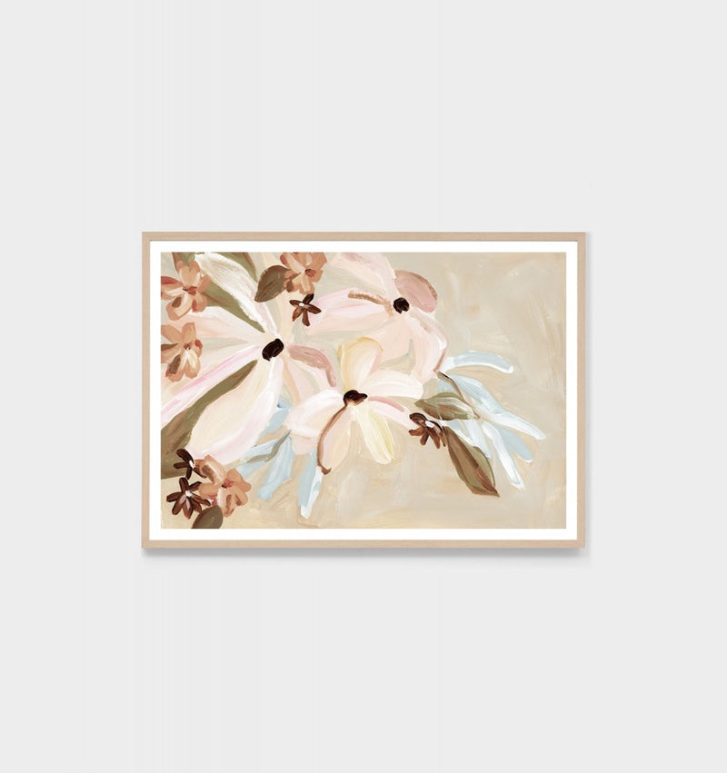 Bouquet Details Print / Sand