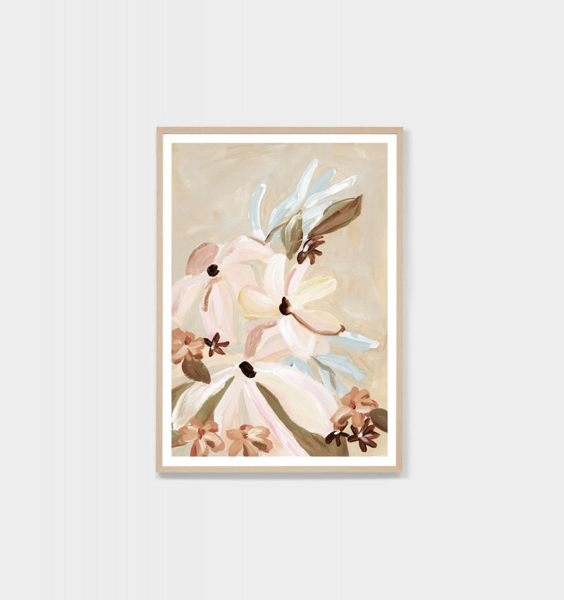 Bouquet Details Print / Sand
