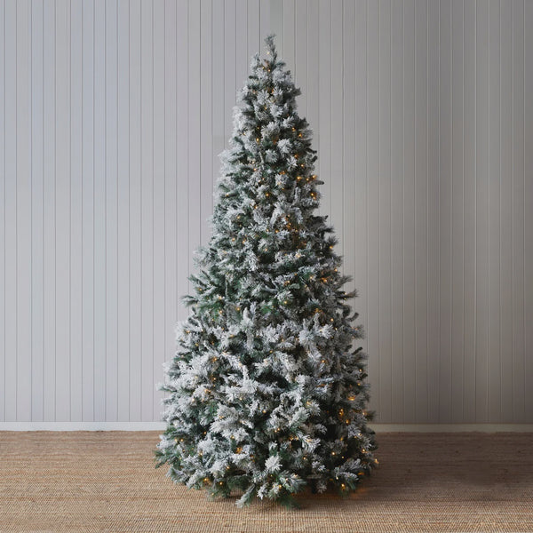 Douglas Fir Snow Tree 9.5FT + 760 LED / Snow