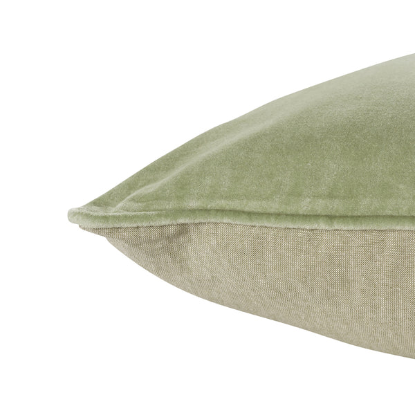 Classic Velvet Cushion / Celery