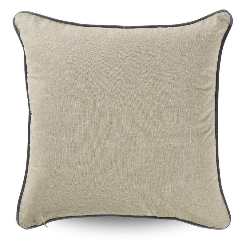 Classic Velvet Cushion / Forest Grey