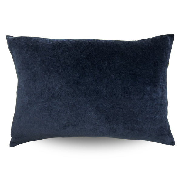 Classic Rectangle Velvet Cushion / Midnight