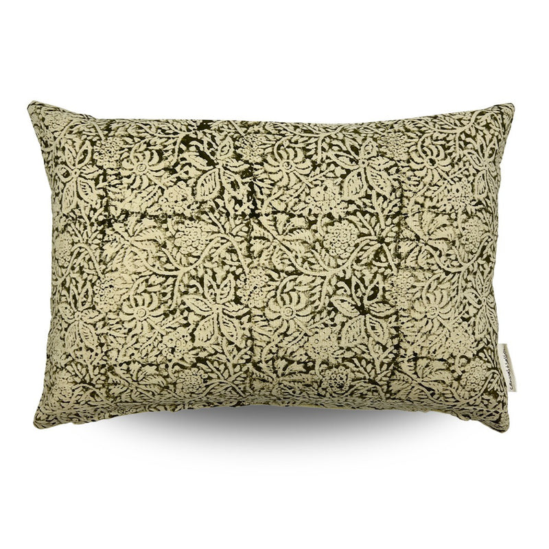 Clovelly Morris Cushion / Olive