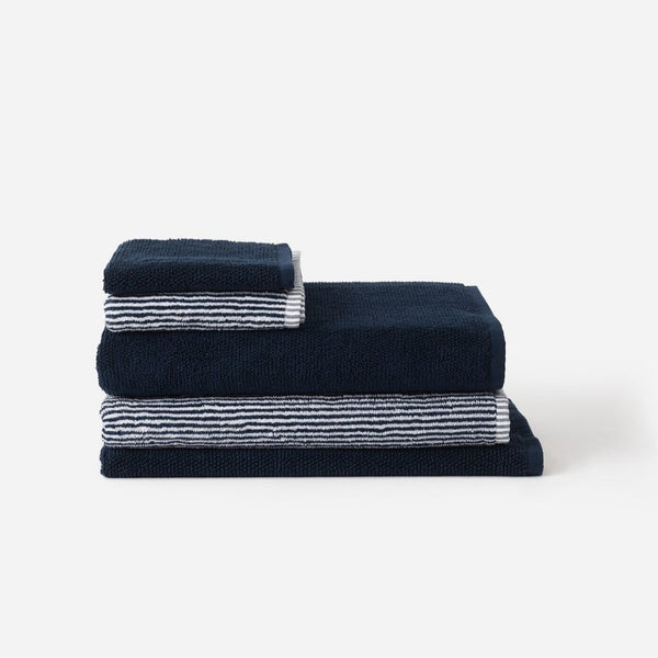 Classic Cotton Hand Towel / Navy