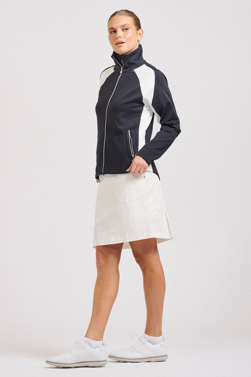 Court Jacket / French Navy + Club White