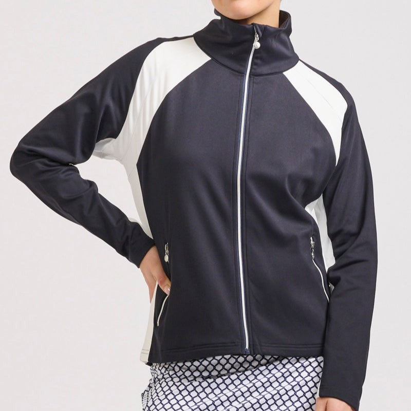 Court Jacket / French Navy + Club White