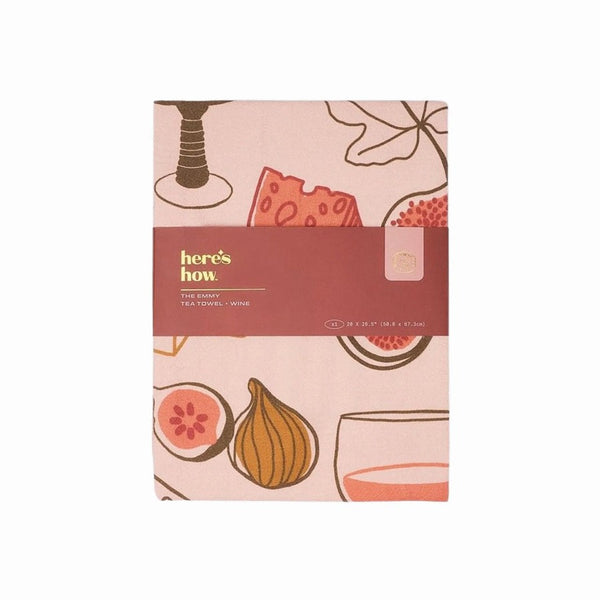 The Emmy Tea Towel / Wine