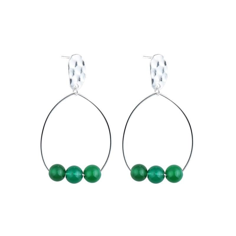 Heidi Earrings / Emerald