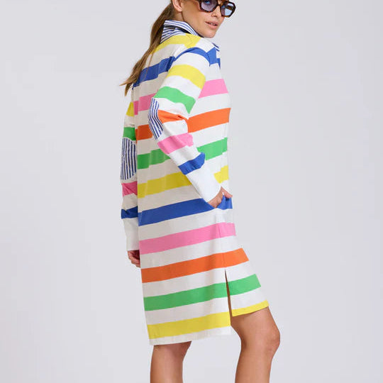 Rugby Summer Dress / Bright Sripe