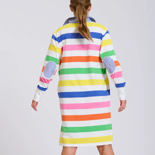 Rugby Summer Dress / Bright Sripe