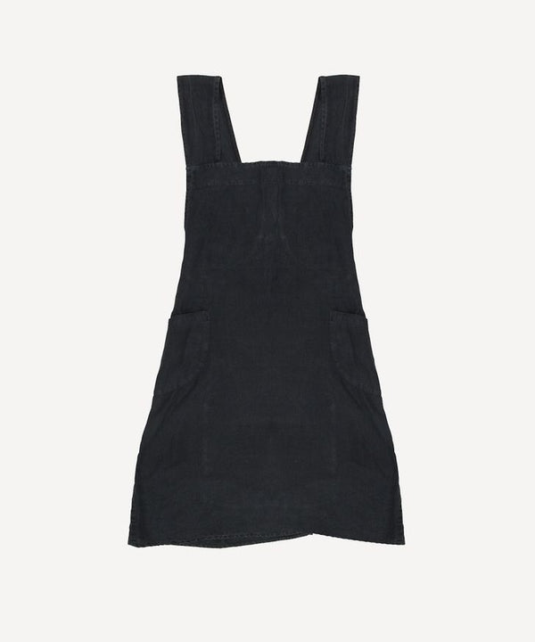 Cross Back Apron / Black