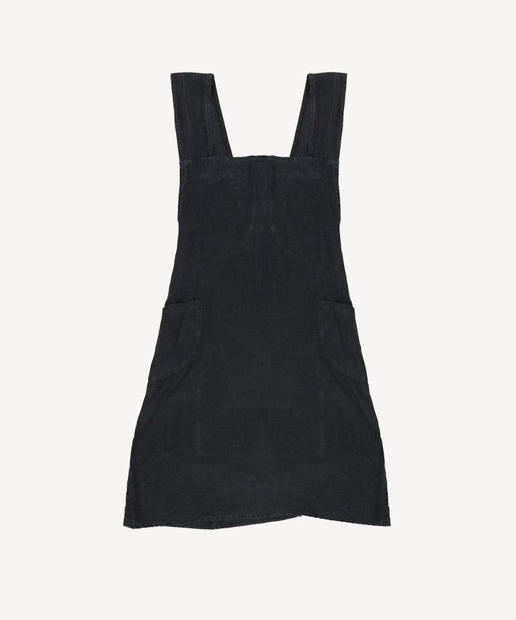 Cross Back Apron / Black