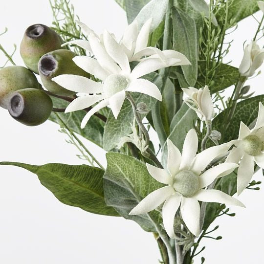 Flannel Flower Mix Bouquet 33cm / Cream Green