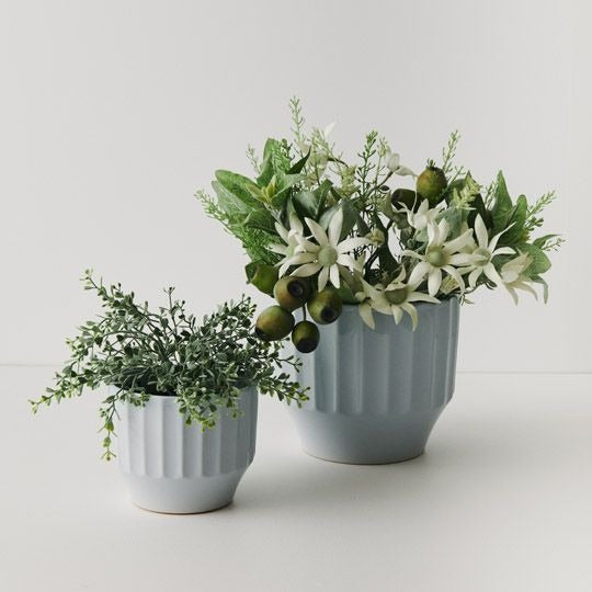 Flannel Flower Mix Bouquet 33cm / Cream Green