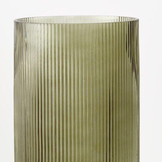 Ripple Bell Vase 30cm / Olive