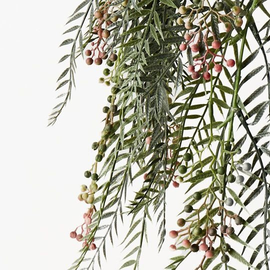 Berry Pepper Hanging Bush 59cm / Pink Green