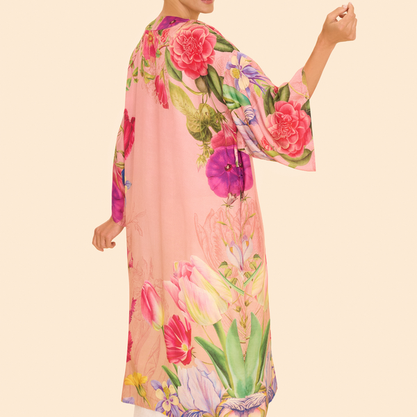 Floral Study Kimono Gown / Petal
