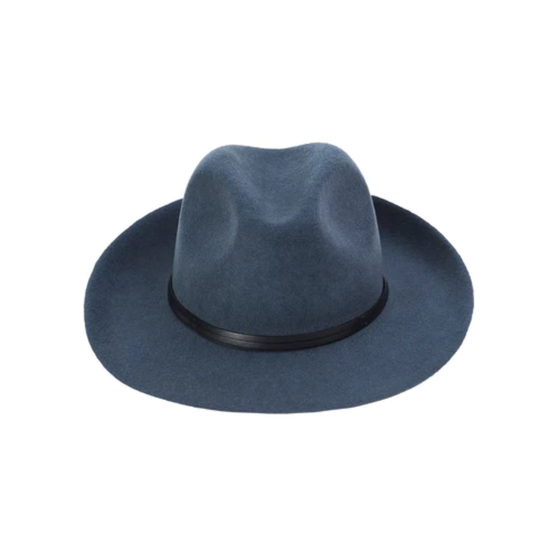 Fedora Felt Hat w Leather Strap / Jean