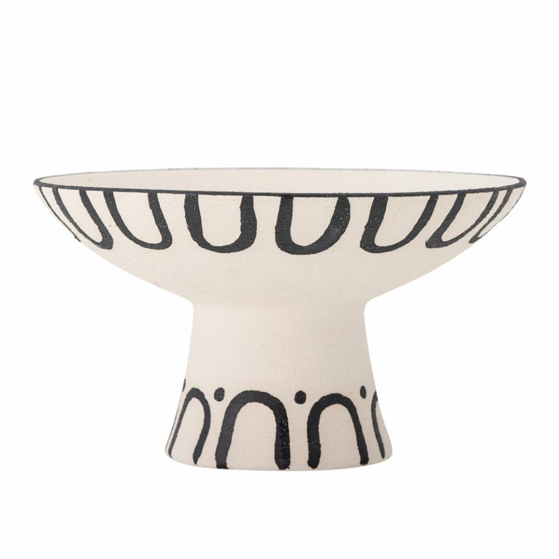 Mayotte Pedestal Bowl / Black