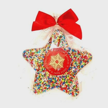 Milk Choc Christmas Freckle Star / 100g