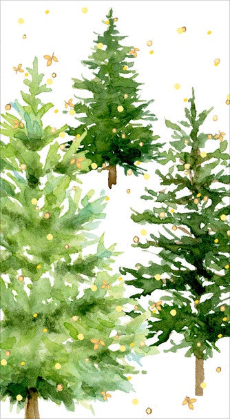 Guest Towel Napkin / White Christmas