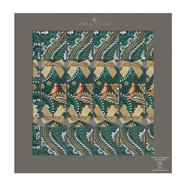 Luxury Crackers Pack 6 / Robin Filigree