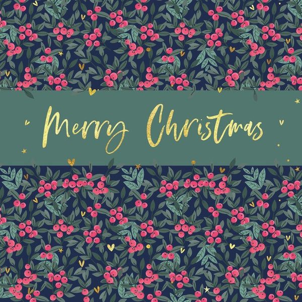 Christmas Card / Merry Christmas Berries
