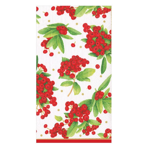 Guest Towel Napkin / Christmas Berry Red