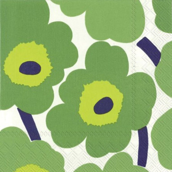 Lunch Napkins / Unikko Green