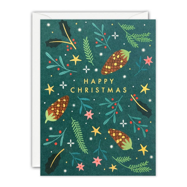 Christmas Card / Pine Cones