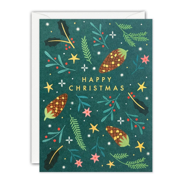Christmas Card / Pine Cones