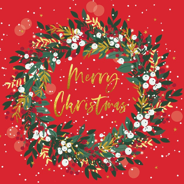 Christmas Card / Christmas Wreath