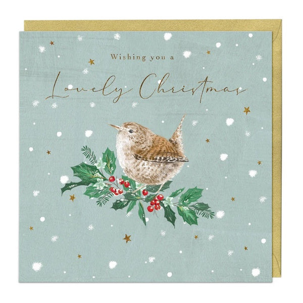Festive Friends Wren Card