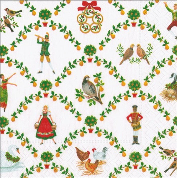 Lunch Napkins / On the 12th Day