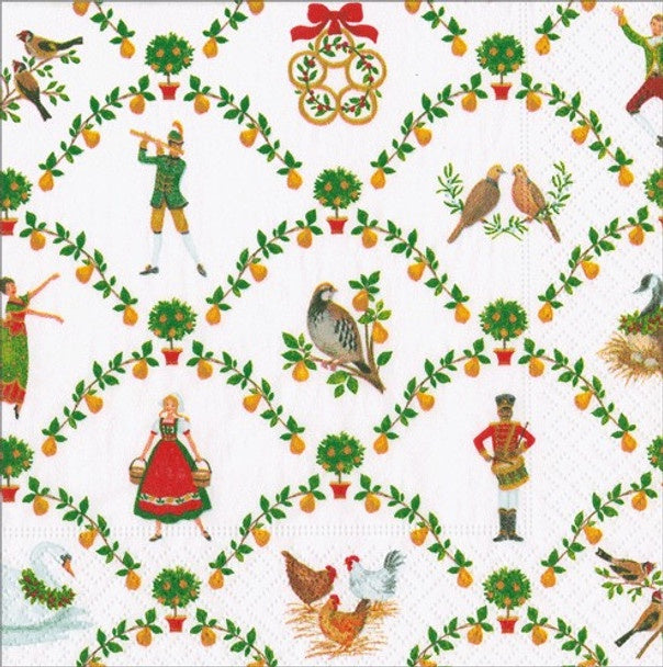 Lunch Napkins / On the 12th Day