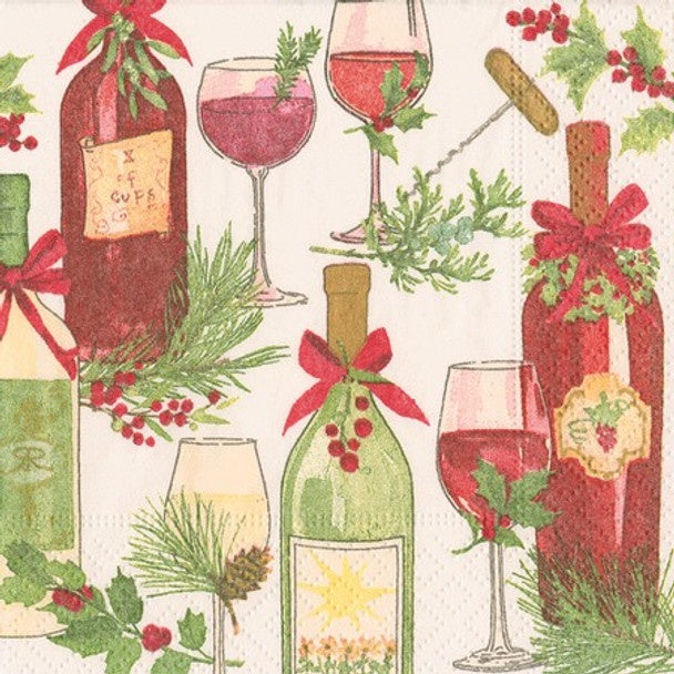 Cocktail Napkins / A Christmas Toast