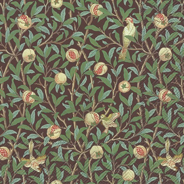 Lunch Napkins / V & A Bird & Pomegranate