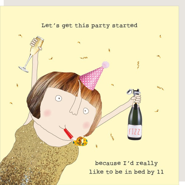 Happy Birthday Card / Party Started