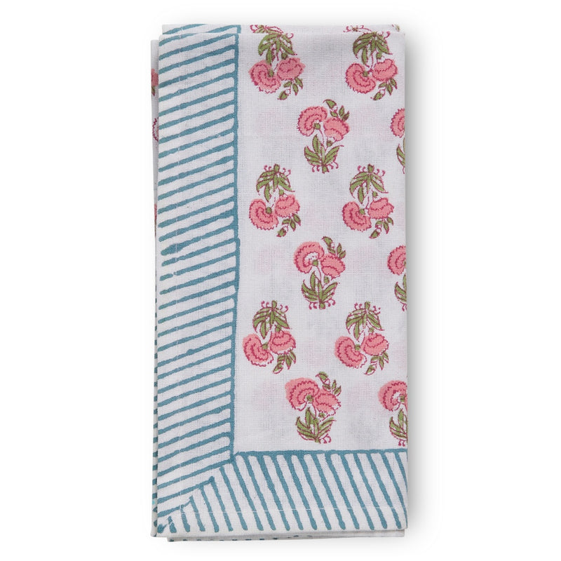 Tableau Poppy Napkin Set 4 / Pink