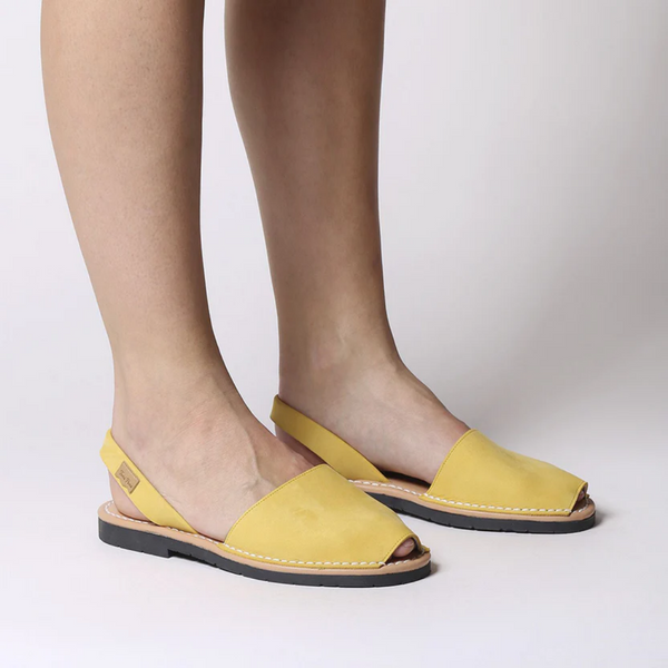 Mao Leather Sandal / Yellow