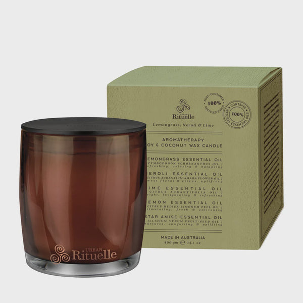 Natural Remedy Candle 400gm / Lemongrass